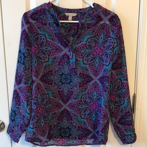 Banana Republic Blouse XS Sheer